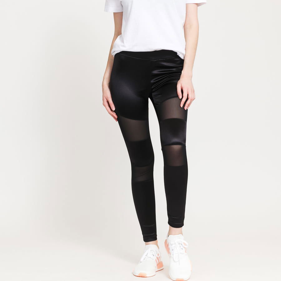 Shiny Tech Mesh Leggings