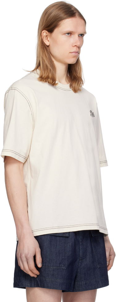 Tričko AMI AMI Paris Signature Cotton T-Shirt Béžová | HTS029.JE0118, 1