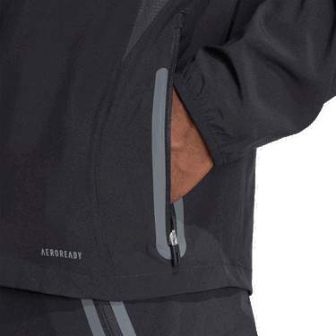 Bunda adidas Performance Real Madrid Tiro 25 Pro Vis Tech Travel Jacket Čierna | JV5324, 2