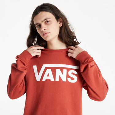 Mikina Vans Classic Crew II Červená | VN0A456ASQ61, 3