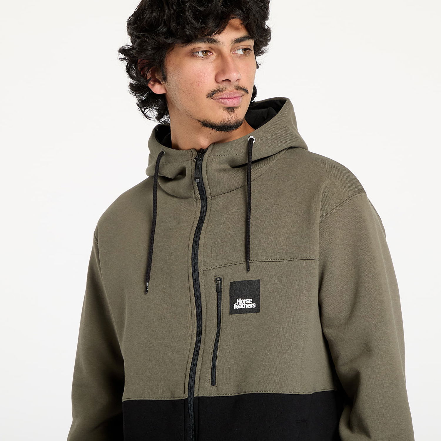 Mikina Horsefeathers Vick Sweatshirt Burnt Olive M Zelené | SM1321G, 1