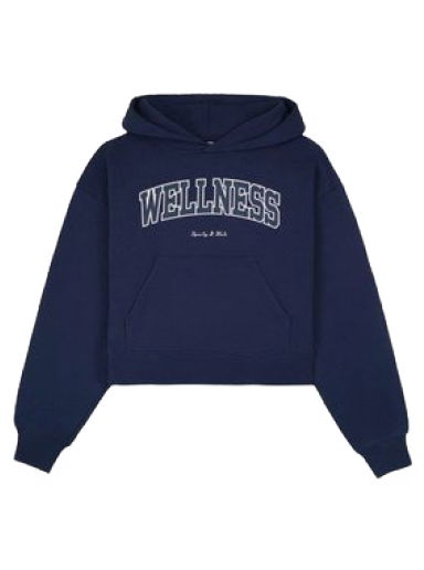 Mikina Sporty & Rich Wellness Ivy Cropped Hoodie Navy | HC851NA