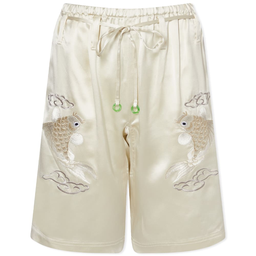 Šortky Alexander Wang Koi Embroidery PJ Short Béžová | 1WC1224433-106, 0