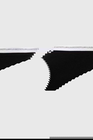 Nohavičky Lacoste UNDERWEAR THONG Čierna | 8F1341-031, 2