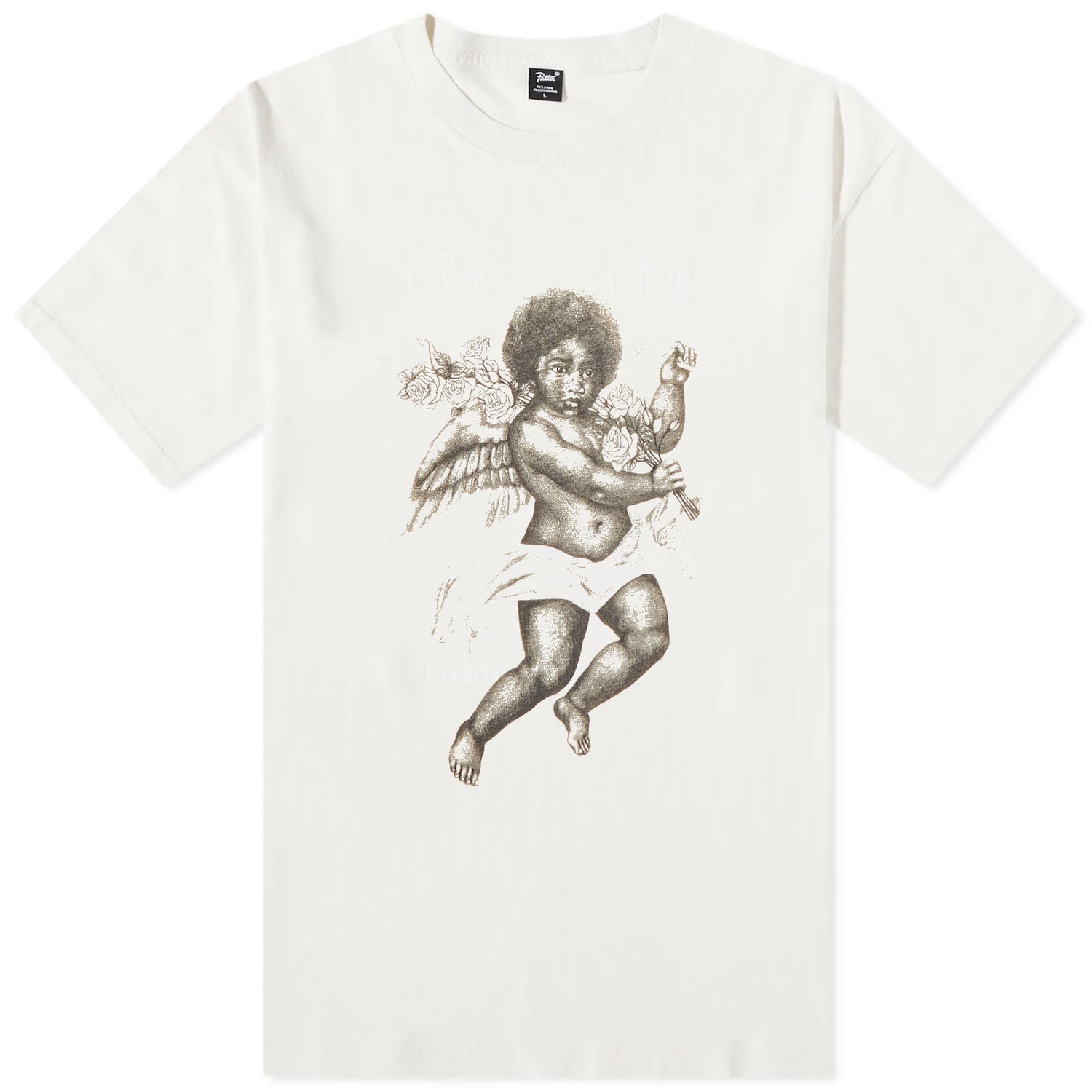 Tričko Patta Cherub T-Shirt Biela | POC-AW23-CHERUB-TS-001, 0