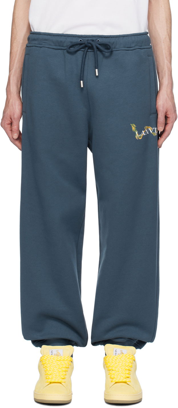 Tepláky LANVIN CNY Sweatpants Navy | RM-TR0063-J109-P24