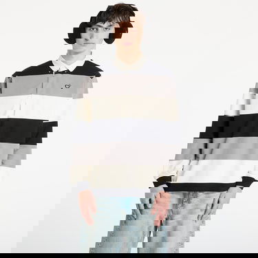 Polo tričko Human Made HUMAN MADE Striped Long Sleeve Rugby Shirt Rôznofarebný | HM30CS006BK, 0