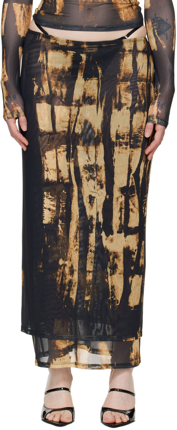 Sukňa Miaou Miaou Topanga Maxi Skirt Hnedá | 4062PM2TBR, 0