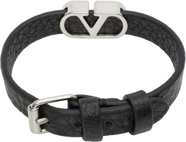 Náramok Valentino Valentino Garavani VLogo Signature Grainy Calfskin Bracelet Čierna | 6Y2J0S49GMY, 1