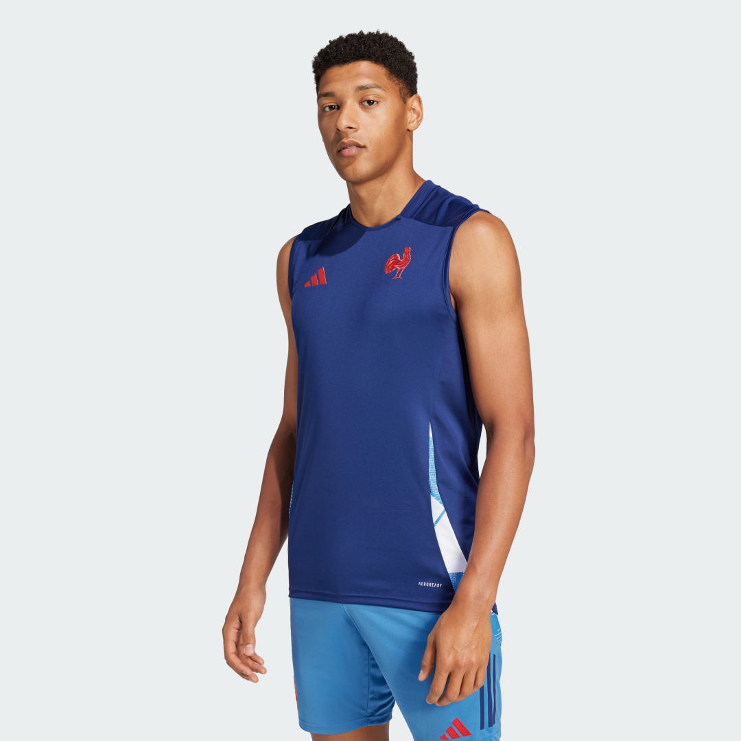 Tielko adidas Performance Training Sleeveless Tank Top Modrá | JC7170, 0