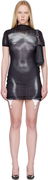 Jean Paul Gaultier 'The Short Silver Body Dust' Minidress