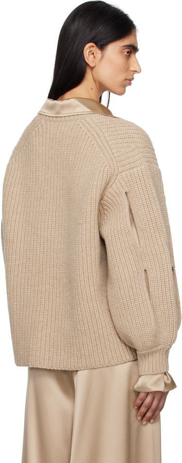 Sveter Nanushka Nanushka Jacint Cutout Detail Sweater Béžová | NW25RSSW11674, 2