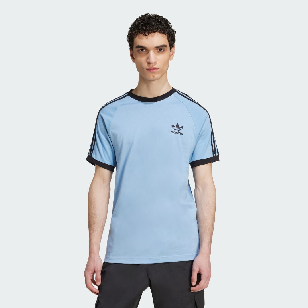 Tričko adidas Performance Adicolor Classics 3-Stripes Tee Modrá | JY1371, 0