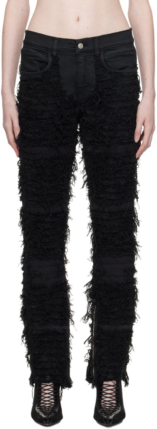 Džínsy 1017 ALYX 9SM 1017 ALYX 9SM Blackmeans Shredded Skinny Jeans Čierna | AZMPA0208FA03