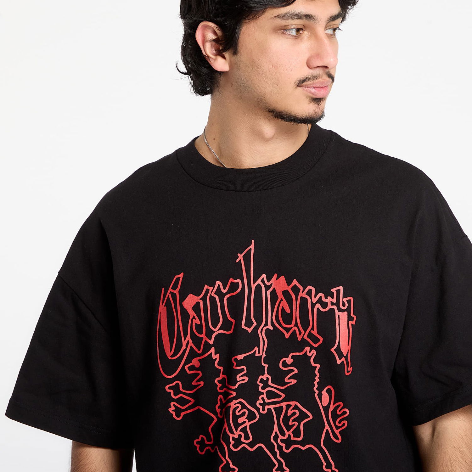 Tričko Carhartt WIP Short Sleeve Hackwork T-Shirt Čierna | I035434.8960, 1