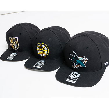 Šiltovka '47 Brand '47  Brand San José Sharks No Shot Captain Black Snapback Čierna | H-NSHOT22WBP-BKB-OSF, 4
