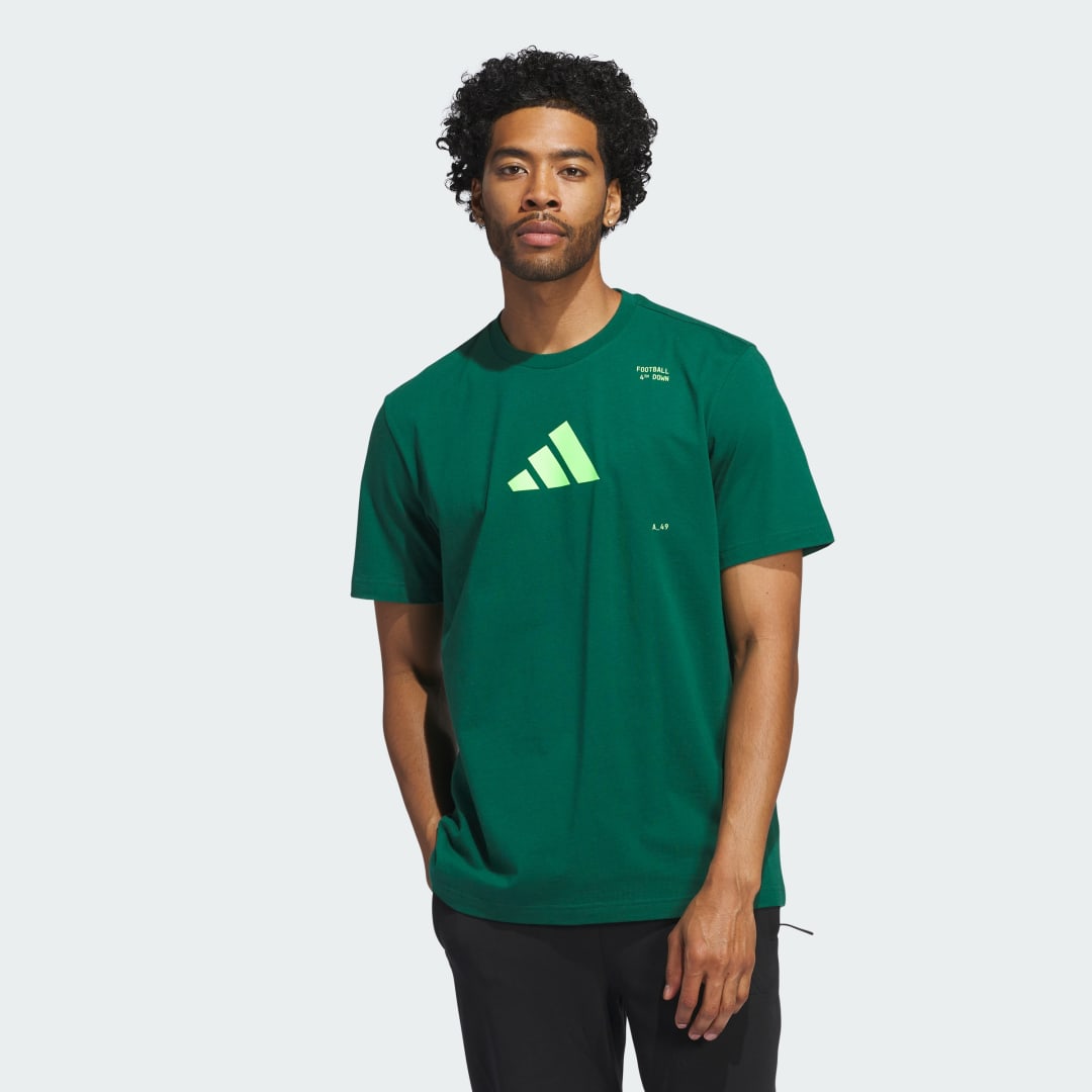 Tričko adidas Performance Football Category Graphic Zelené | IY5522, 0