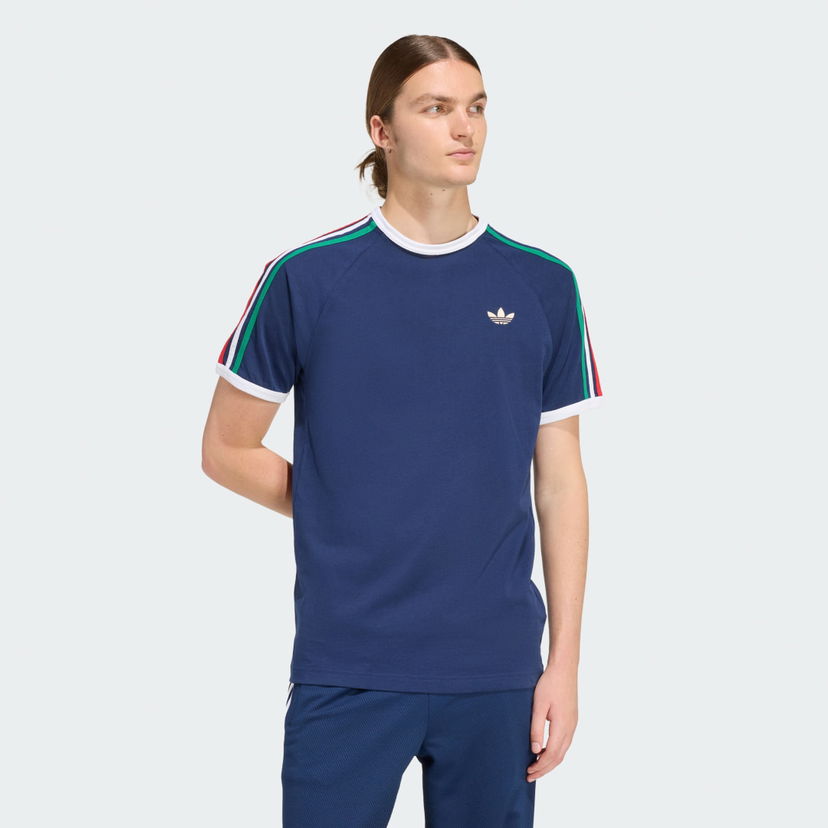 Tričko adidas Performance 3 Stripes T-Shirt Navy | KE3536