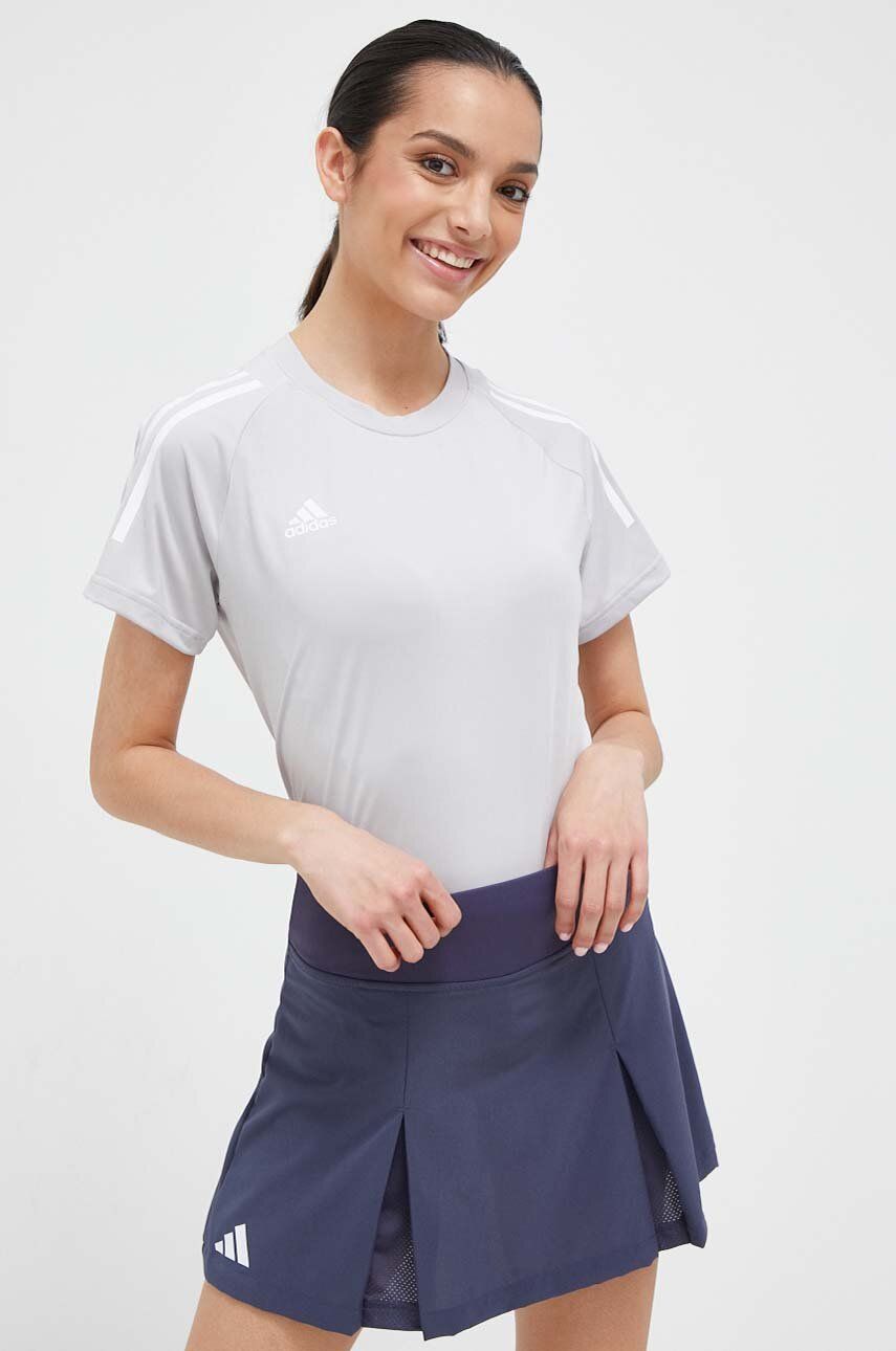 Tričko adidas Performance HILO Volleyball Tee Šedá | HR6096, 0