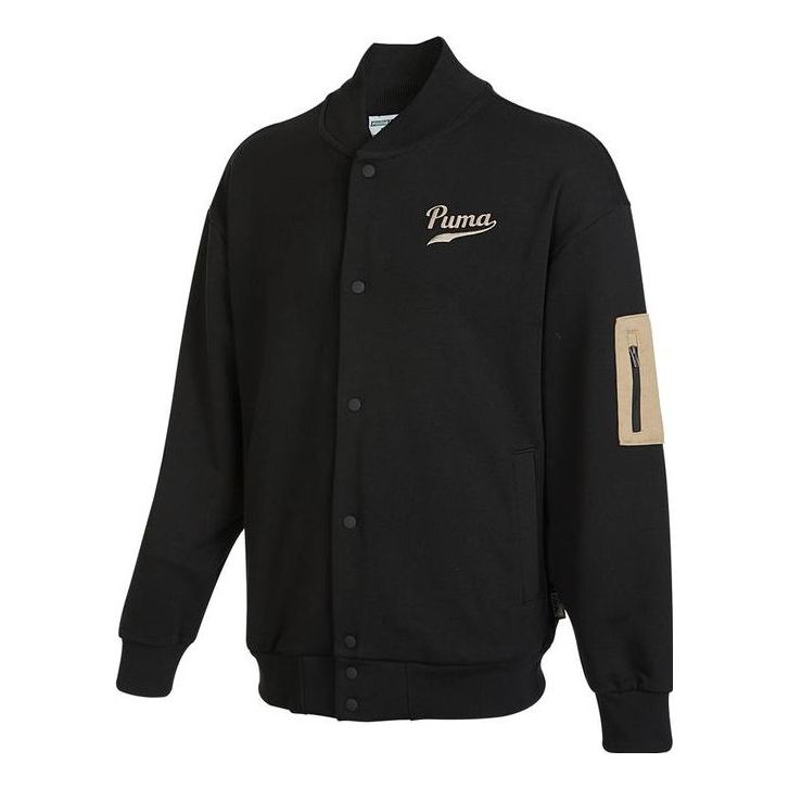 Bomber bunda Puma Logo Baseball Jacket Čierna | 536788-01, 0