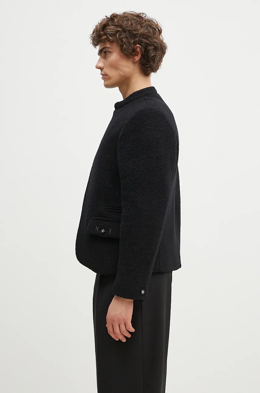 Asymmetrical Wool Jacket