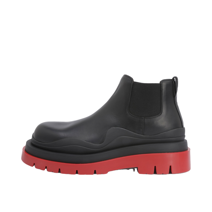 Tenisky a topánky Bottega Veneta Leather Chelsea Boots with Chunky Sole Čierna | 630281VBS501028