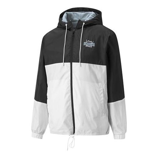 Vetrovka Puma MVP Windbreaker Drawstring Hooded Woven Jacket Čierna | 532208-01, 0