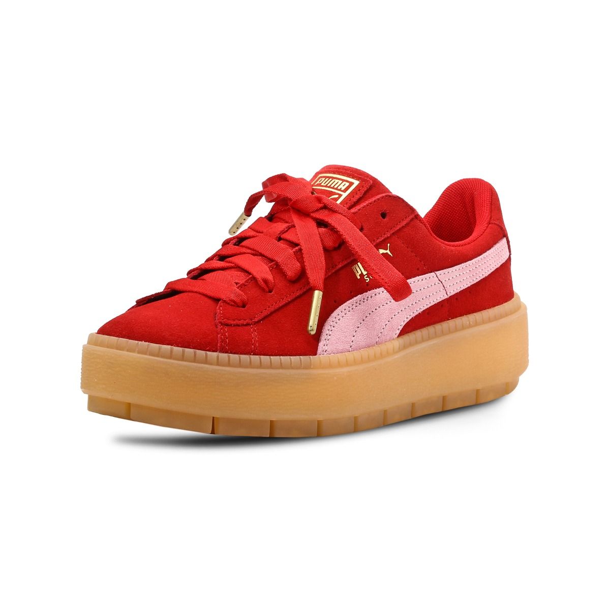 Suede Platform Trace Wn's "Cherry