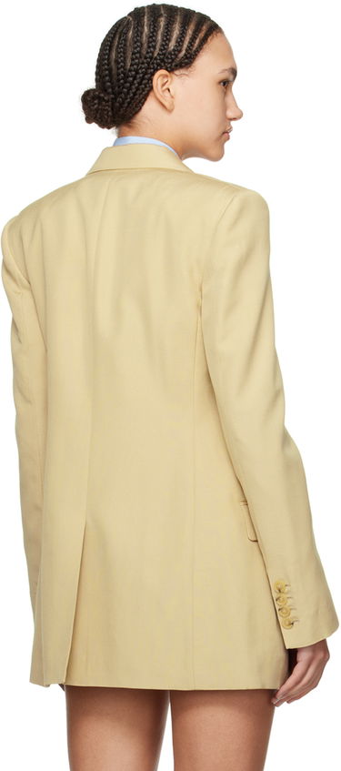 Bunda Stella McCartney Double-Breasted Blazer Žltá | 6500873DU701, 2