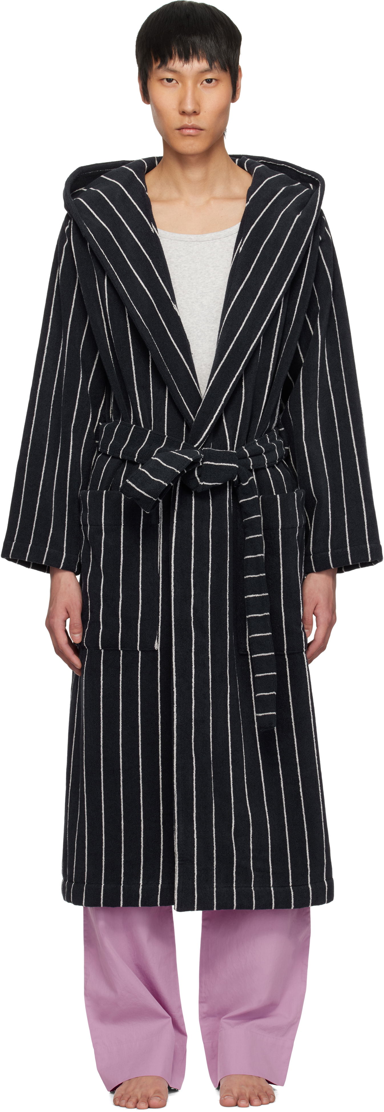 Pyžamo TEKLA Tekla Terry Hooded Bathrobe Navy | BT-AW, 0
