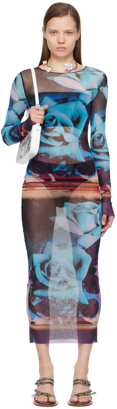 Šaty Jean Paul Gaultier Jean Paul Gaultier Roses Print Maxi Dress Rôznofarebný | 24/25-F-RO090-T547-275020, 0
