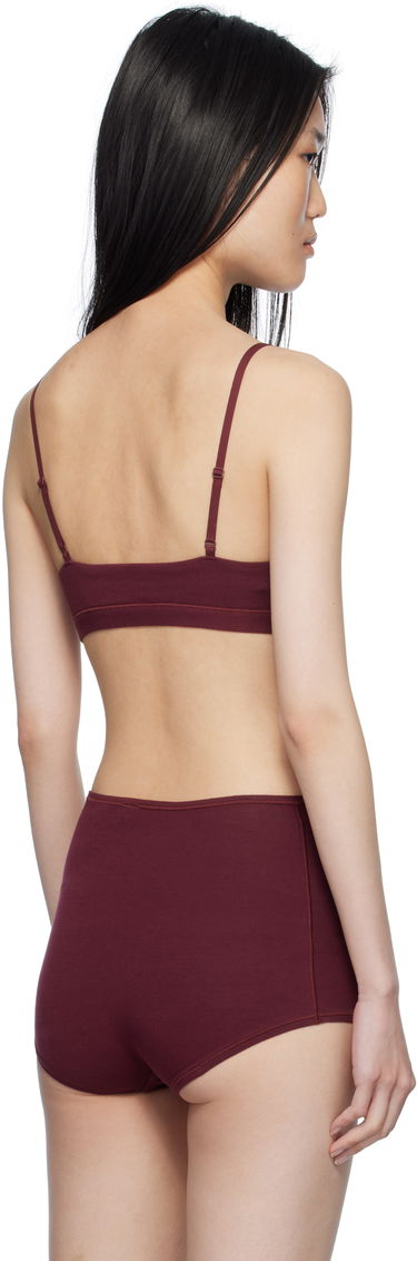 Podprsenka SKIMS SKIMS Cotton Jersey Scoop Bralette Vínová | BR-SCP-4460, 2