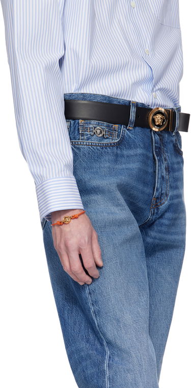 Náramok Versace Versace Medusa '95 Leather Bracelet Oranžová | 1019668_1A00637, 2