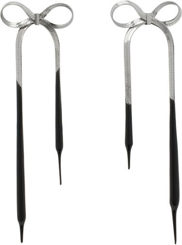 Náušnice Ottolinger Ottolinger Laced Bow Earrings Metalická | 2225150299, 0