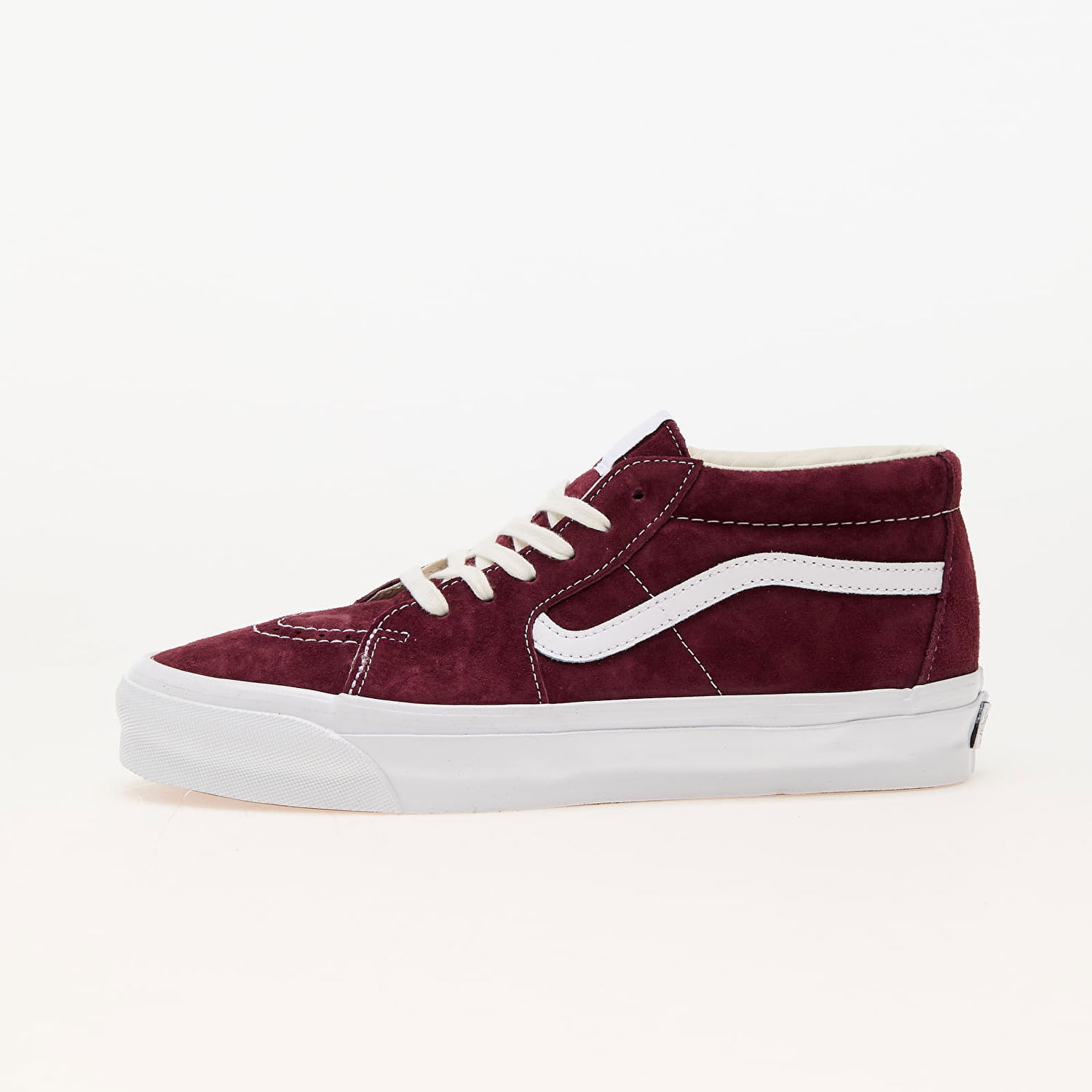 Tenisky a topánky Vans Sk8-Mid Reissue 83 LX Pig Suede Vínová | VN000CQQ4QU1, 0