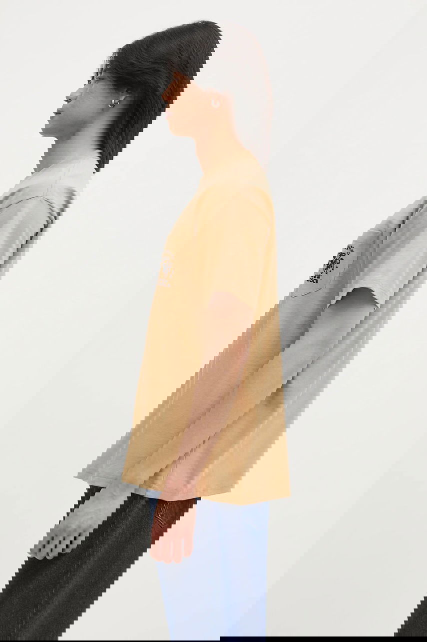 Tričko Carhartt WIP Short-Sleeve Fragments Pocket T-Shirt Béžová | I034407_0IA_XX, 0