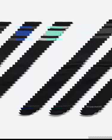 Ponožky Neighborhood 3-Pack Crew Socks Čierna | 251KWNH-UWM01 BK, 2