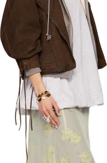 Prsteň Acne Studios Acne Studios Crystal Drop Ring Metalická | C50468-, 1