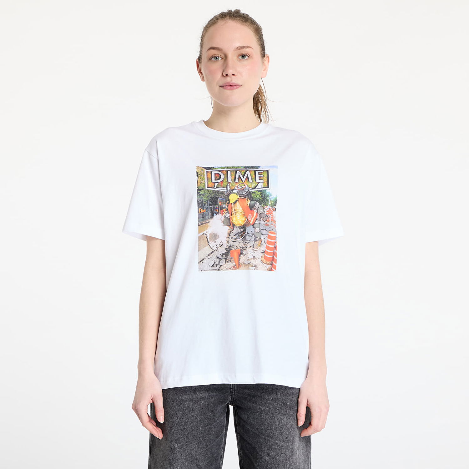 Tričko Dime DIME Pothole T-Shirt Biela | DIMEHO2461WHT, 1