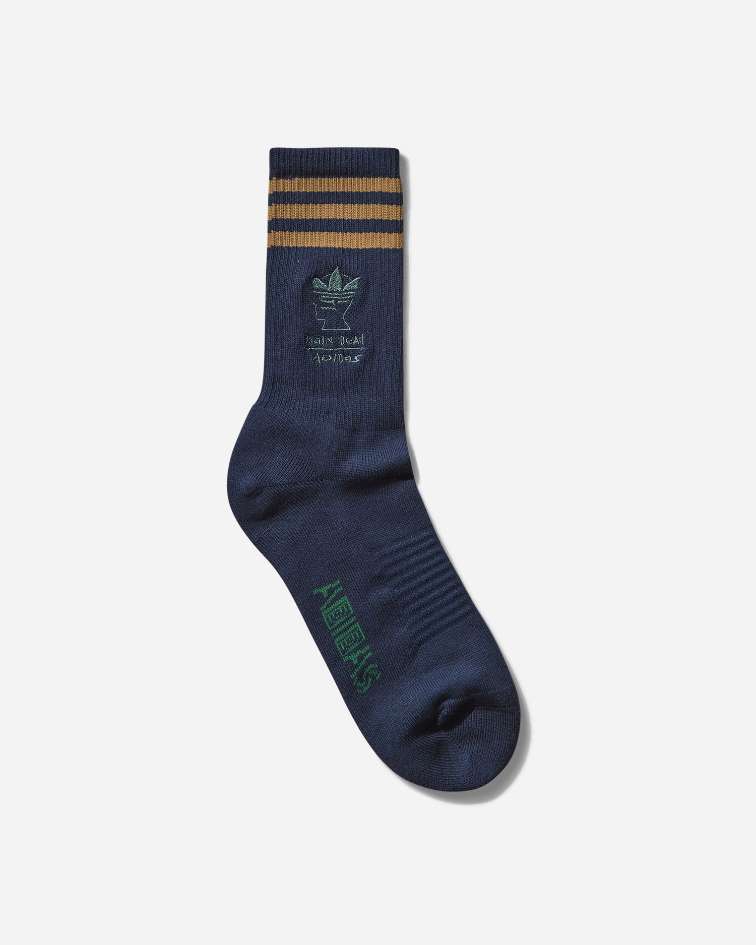 Ponožky adidas Originals BRAIN DEAD Crew Socks Modrá | JN2408, 1