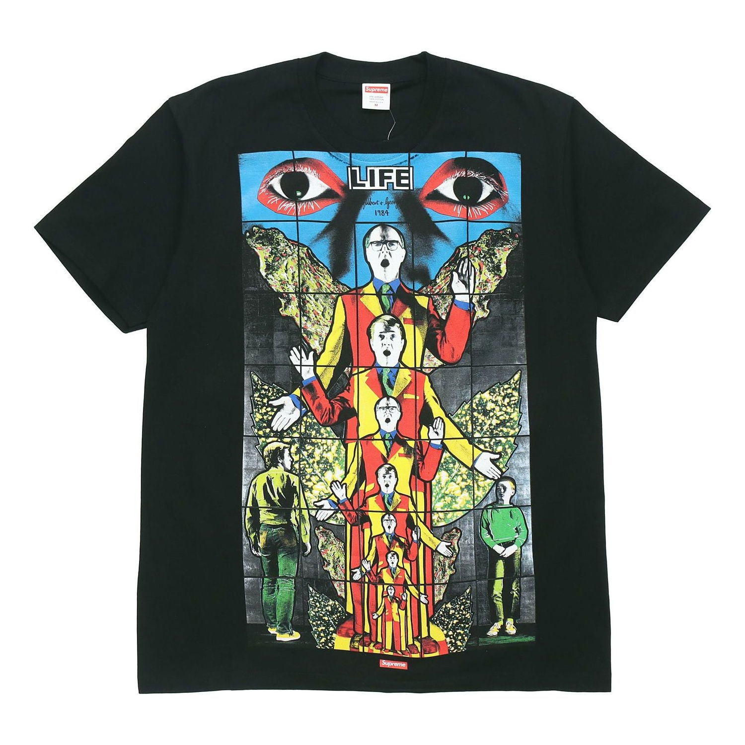 Tričko Supreme Gilbert & George LIFE Graphic T-Shirt Čierna | SUP-SS19-533, 0