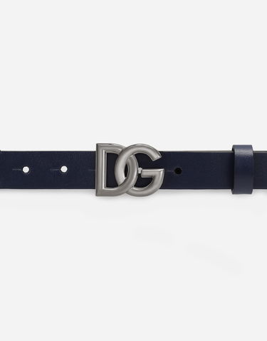 Opasok Dolce & Gabbana Dolce & Gabbana Stretch Belt With DG Logo Navy | EC0076AQ61680650, 2