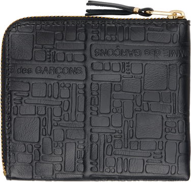 Peňaženka Comme des Garçons Embossed Logo Wallet Čierna | SA3100EL-1, 3