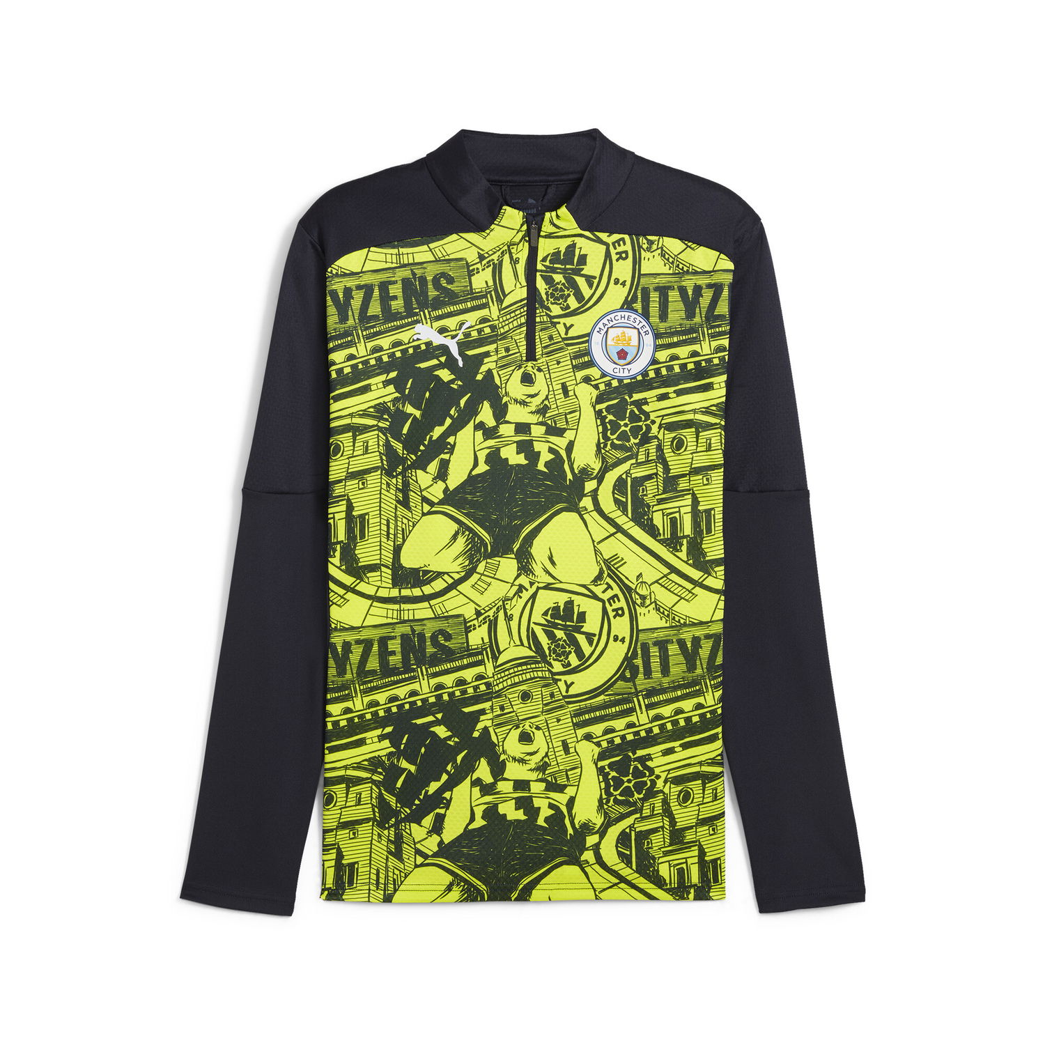 Mikina Puma Manchester City Pre-Match Quarter-Zip Top Rôznofarebný | 777579_14, 0