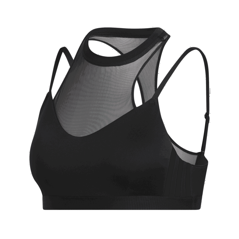 Podprsenka adidas Originals AM 3S Mesh Bra Čierna | FT3153