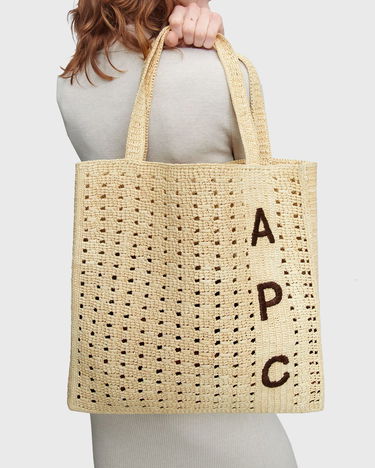 Tote bag A.P.C. TOTE JUNE Béžová | RAAAI-F67048-BMC, 2