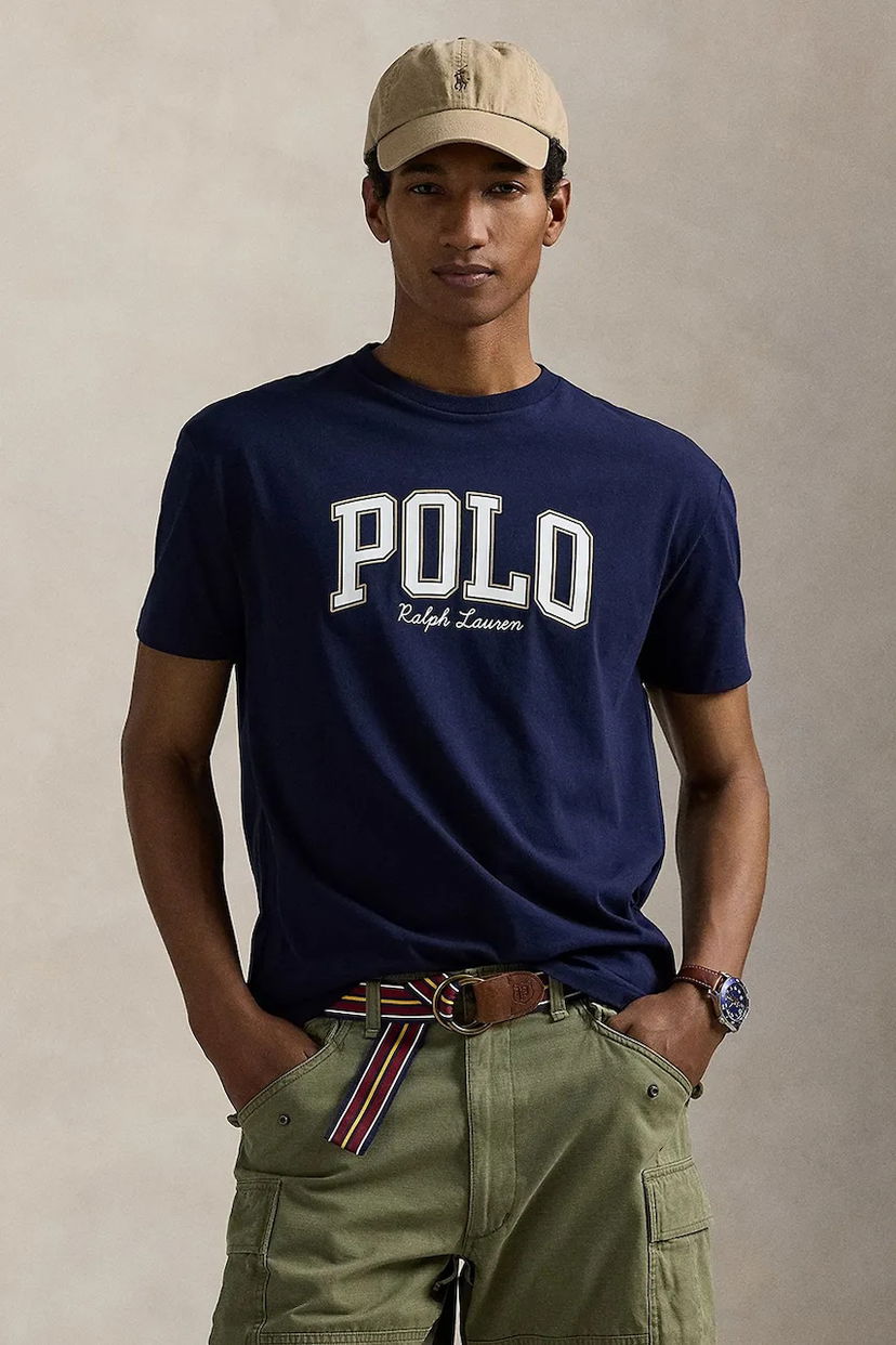 Tričko Polo by Ralph Lauren Polo Ralph Lauren Graphic T-Shirt Navy | 710P00086