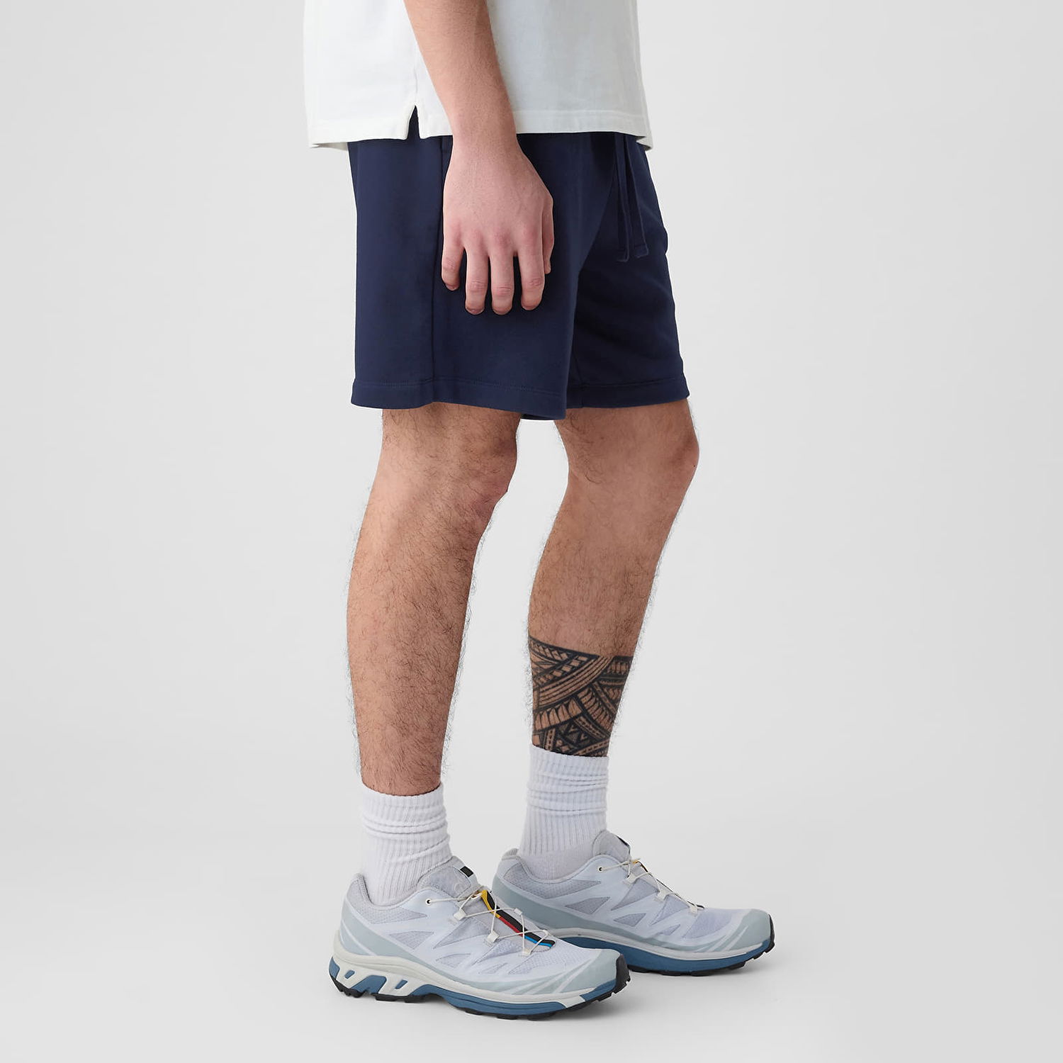 Šortky GAP French Terry Logo Shorts Tapestry Navy Navy | 868464-00, 1