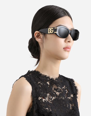 Slnečné okuliare Dolce & Gabbana Dolce & Gabbana DG Griffe Oval Sunglasses Čierna | VG4502VP1879V000, 1
