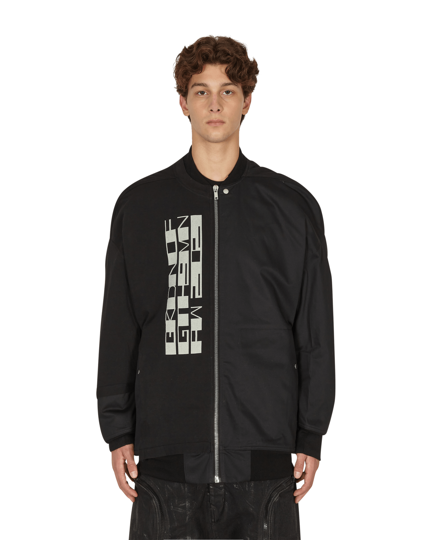 Bunda Rick Owens Jumbo Flight Bomber Jacket Čierna | DU02A3977-TWRNP3 0961, 0